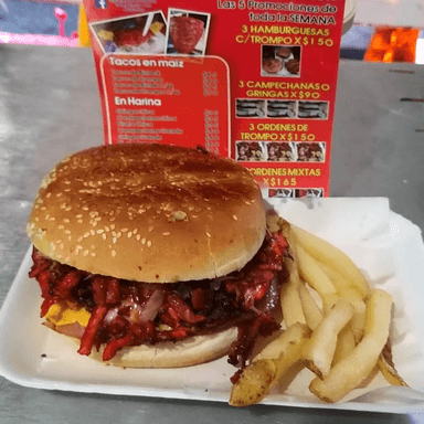 HAMBURGUESA DE TROMPO 🍔