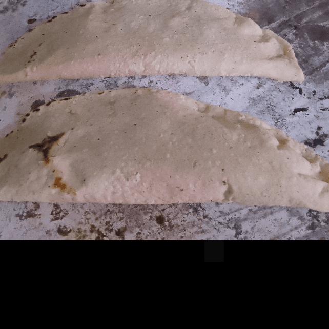 Quesadilla al comal de carne frita