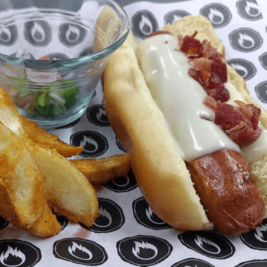 Hot Dog con Papas Gajo