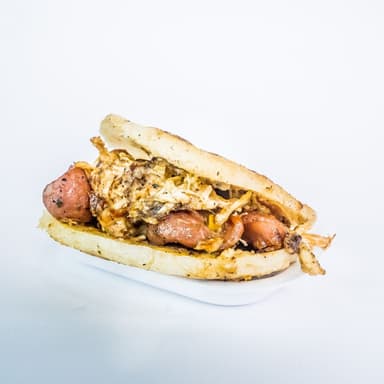 Arepa Mixta Salchicha