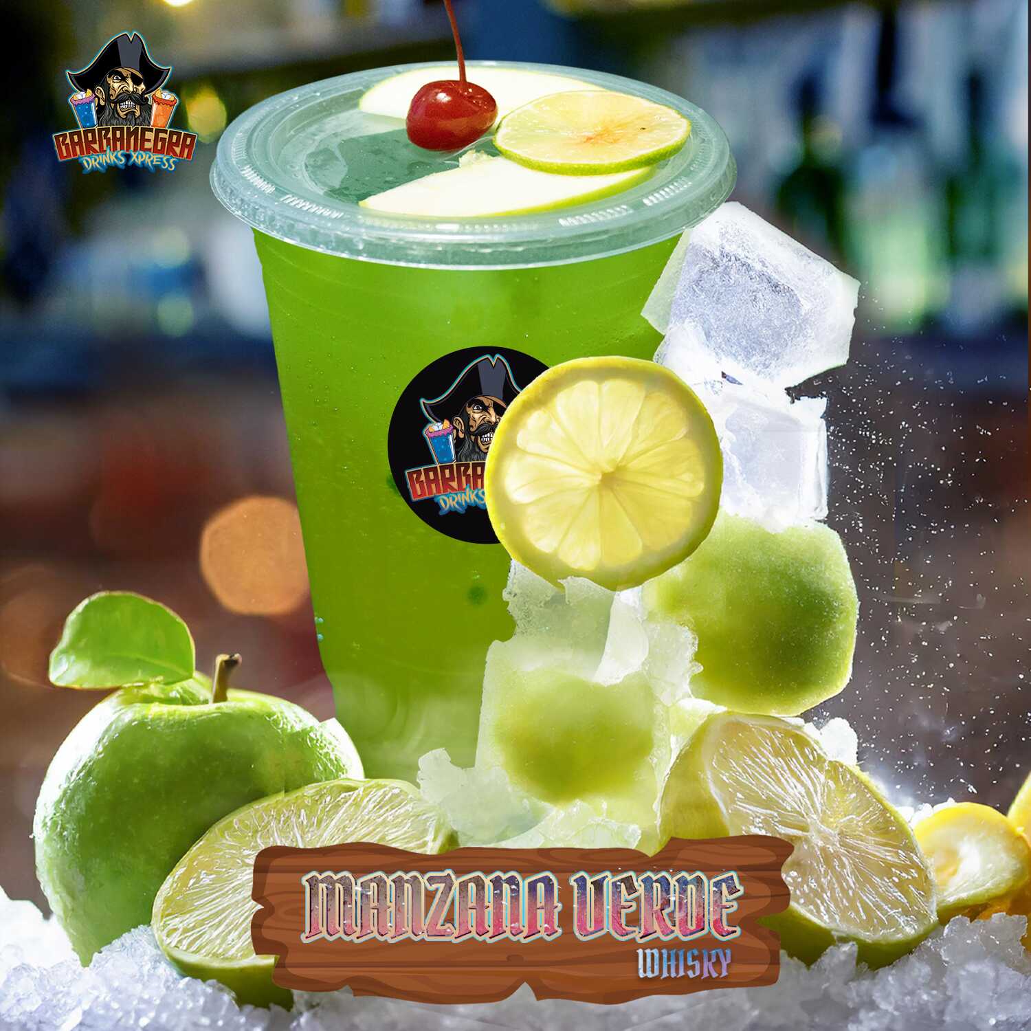 Whisky Manzana Verde
