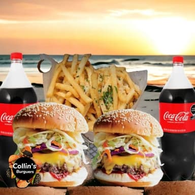Duo 2 American Burger+ 2 COCA-COLA 600