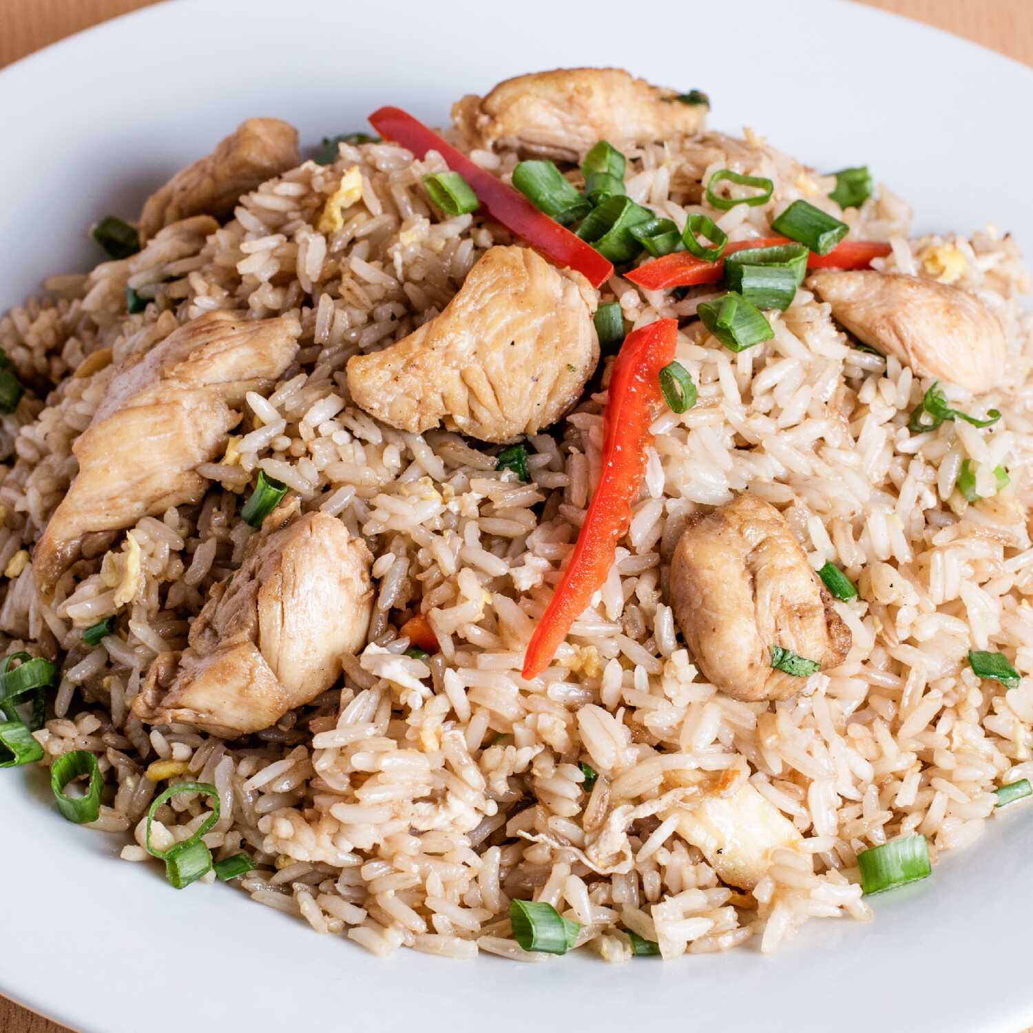 Arroz chaufa de pollo