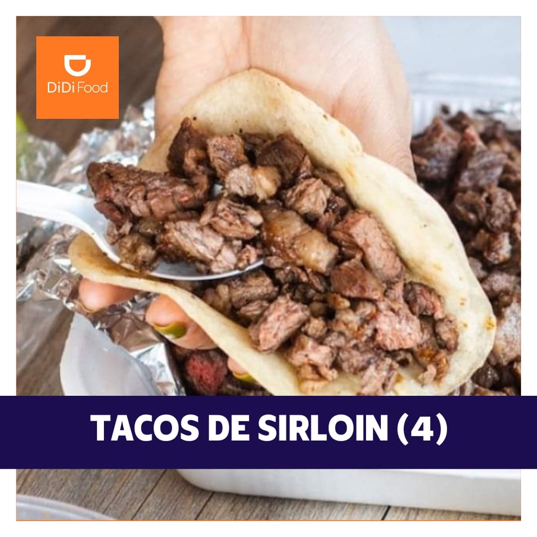 Tacos de Sirloin 4 Piezas