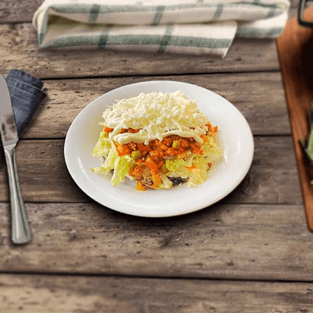 Tostada de Picadillo