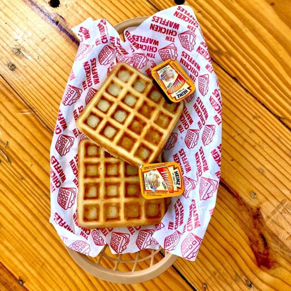 Waffle con Miel
