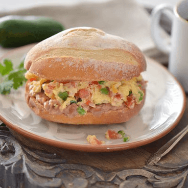 Torta  Huevo con Jamon