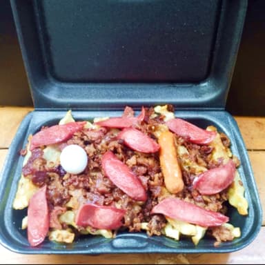 Salchipapas Tocinetuda Ahuma+ Gratis Gaseosa 250 M