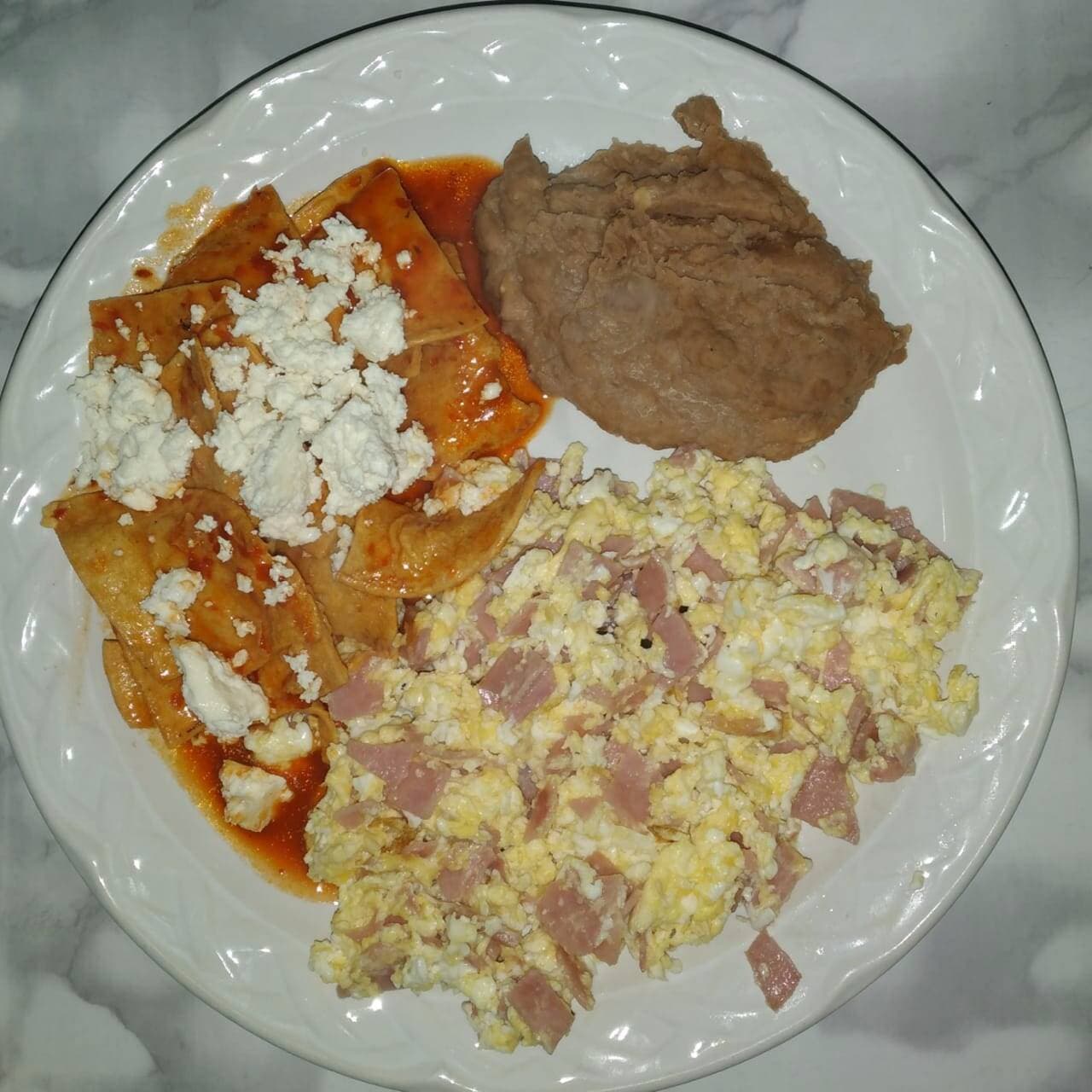 HUEVOS CON JAMON
