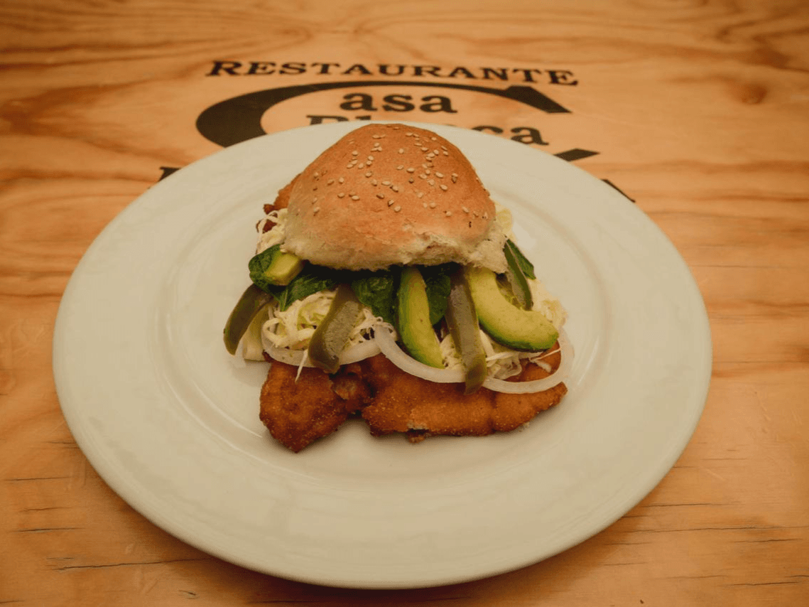 Cemita de Milanesa de Pollo