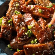 costilla de cerdo BBQ 1/4 kilo