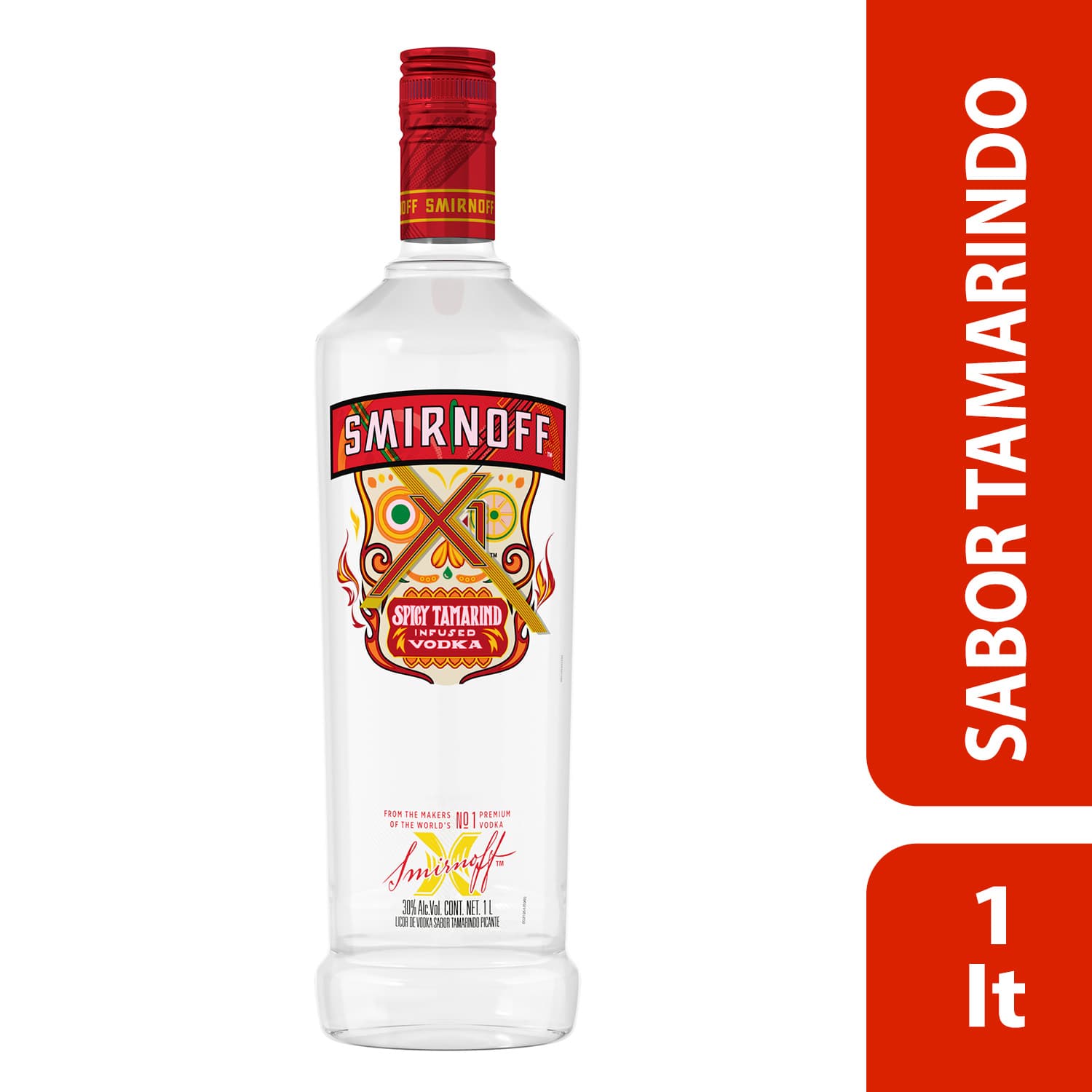 Smirnoff Vodka X1 Tamarindo 1 L