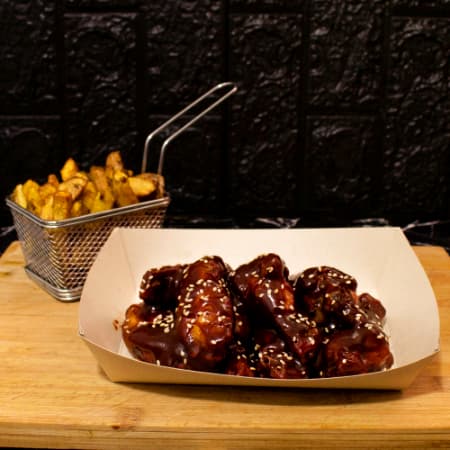 Alitas BBQ 8 Uds