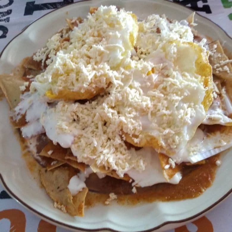 Chilaquiles preparados
