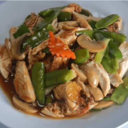 Pollo con Champiñones