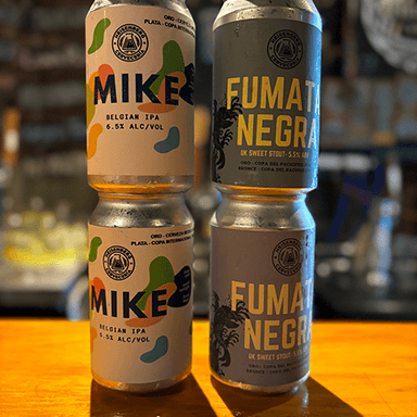 2 mike Belgian spa + 2 fumata negra uk-stout