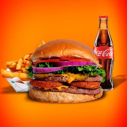 Big Berna Con Papas y Refresco