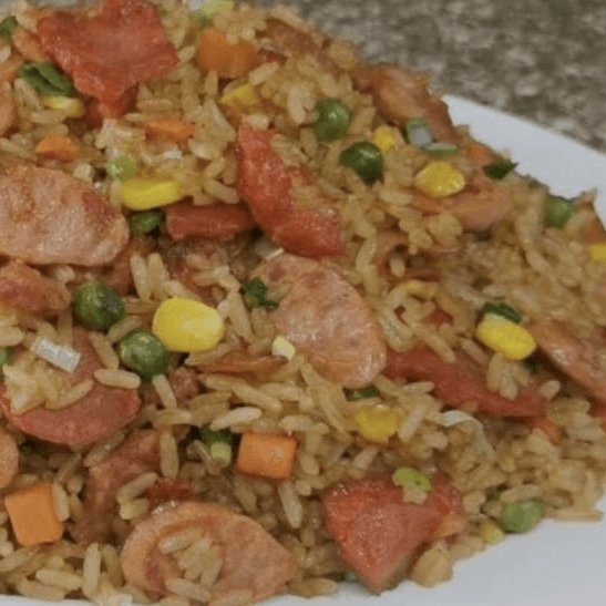 Arroz con verduras Para 3
