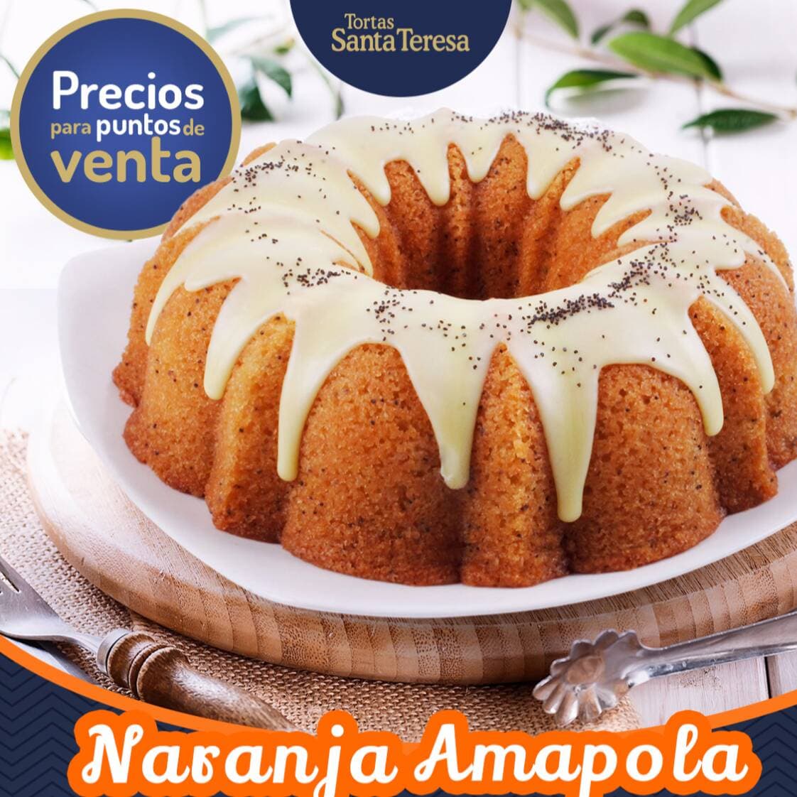 Corona Naranja Amapola
