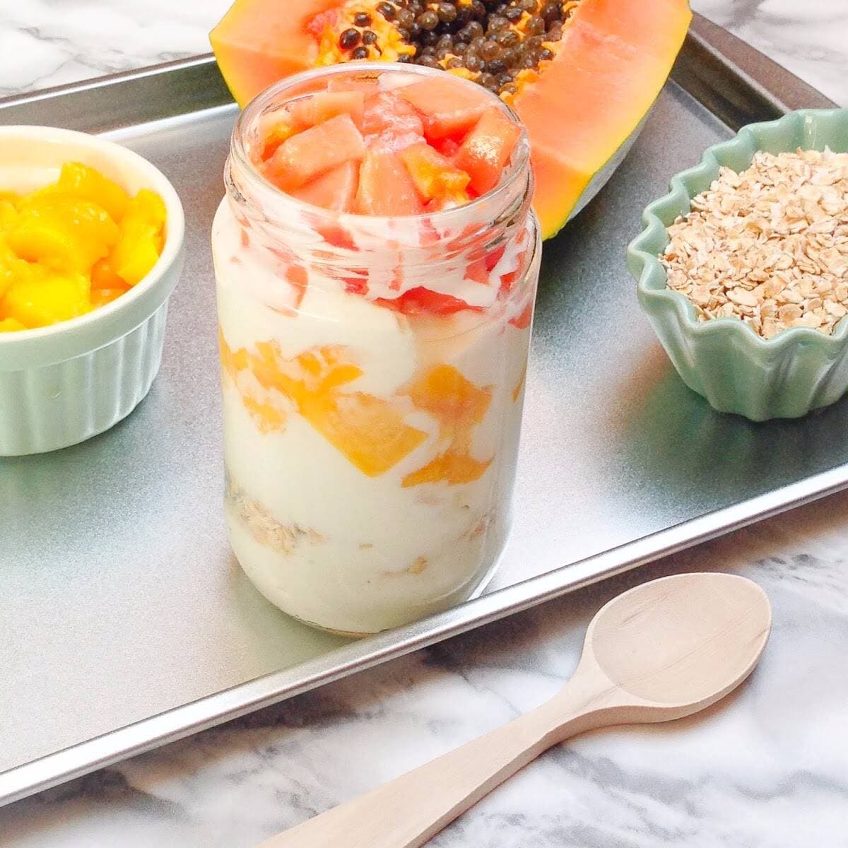 Yogurt con fruta