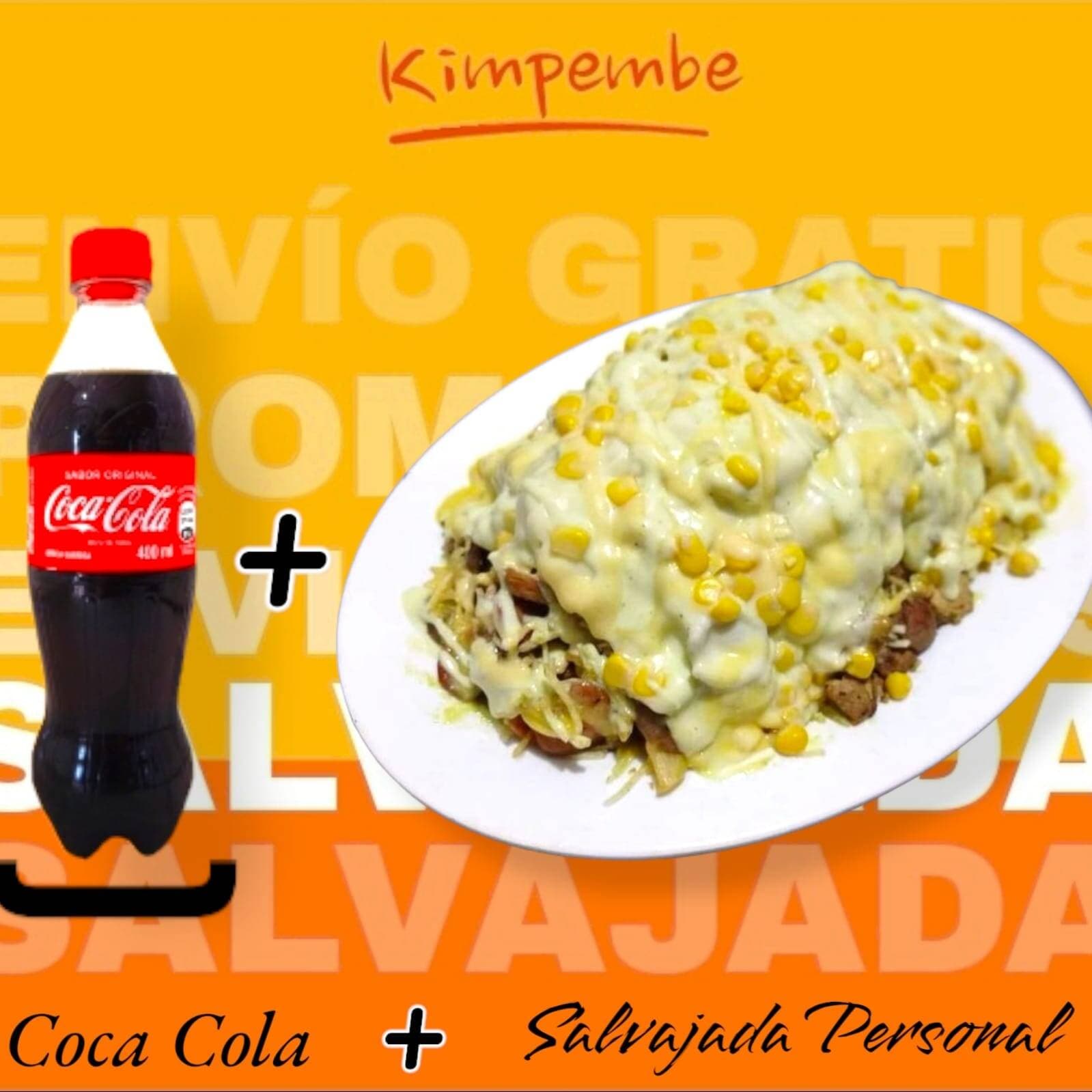Salvajada Personal Gratinada & Coca Cola 400 Ml
