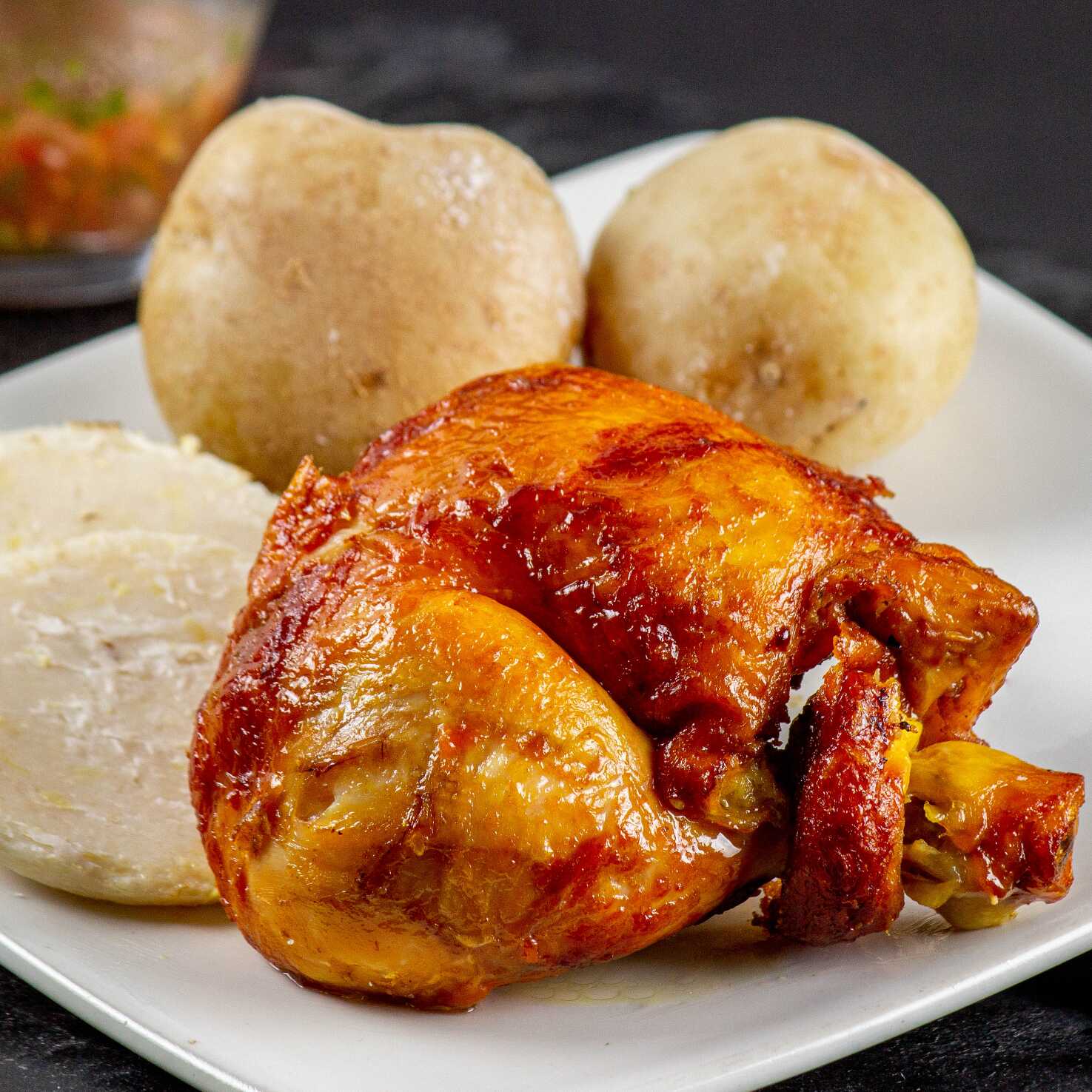 1/4 Pollo asado