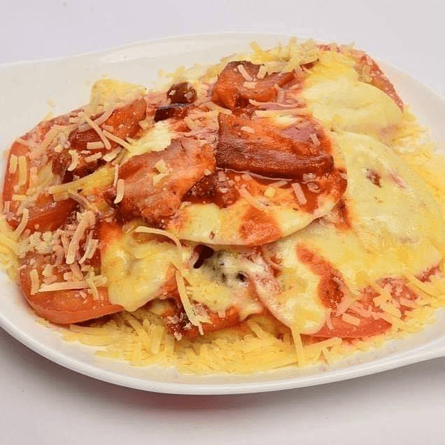Combo NAPOLITANA + Jugo del Dia + Postre