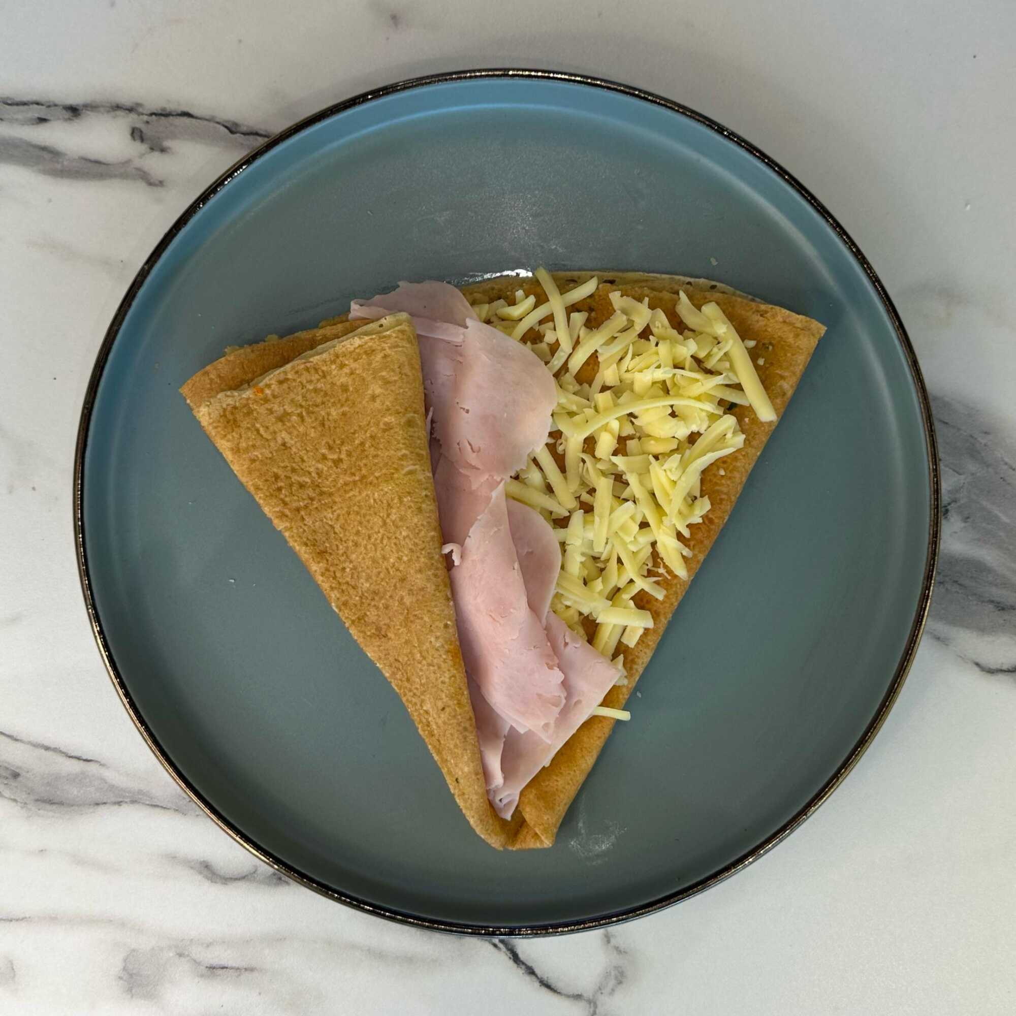 Crepa de Pechuga de Pavo y Queso