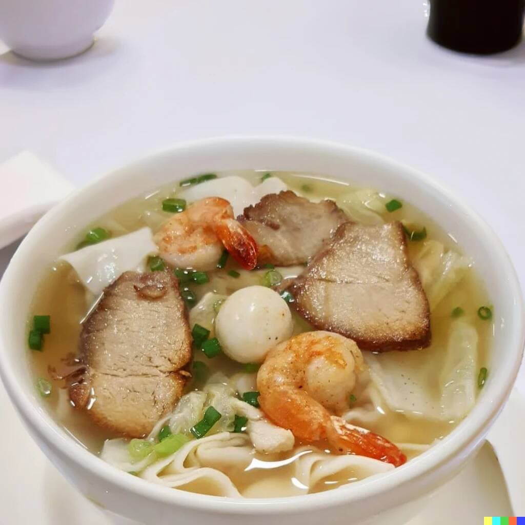 Sopa Wantan Especial