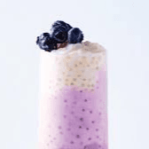 Bubble Tea de Leche de Zarzamora Cremosa
