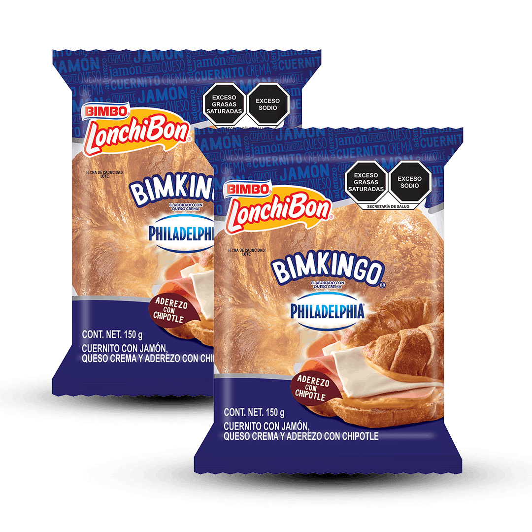 2 Cuernito Lonchibon Philadelphia 150g