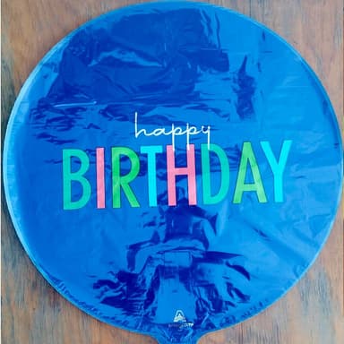 Globo Helio Happy Birthday