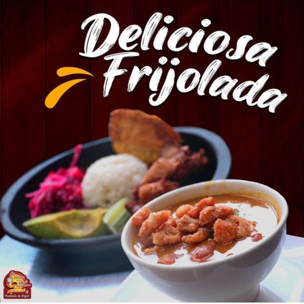 Frijolada + Arroz + Plátano + Chicharron