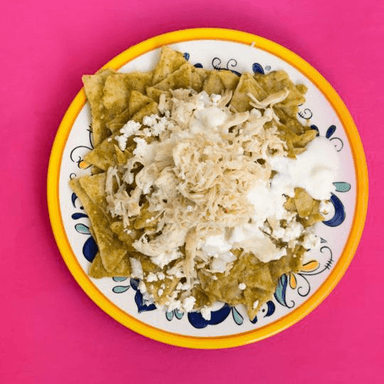 Chilaquiles verdes + Naranjada