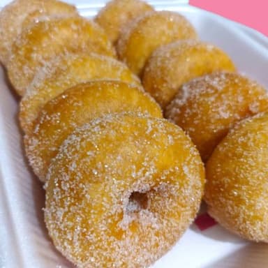 10 Mini Donas con Azúcar y Canela