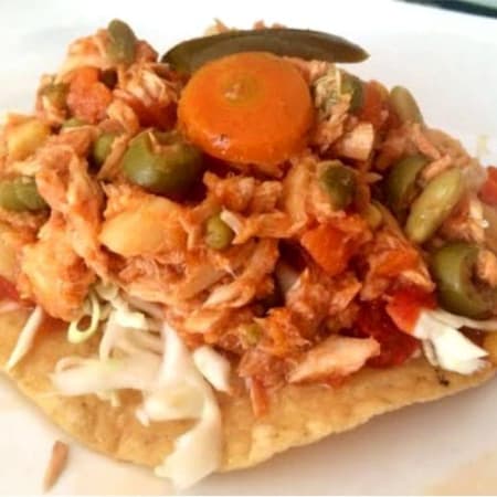 Tostada de Salpicon