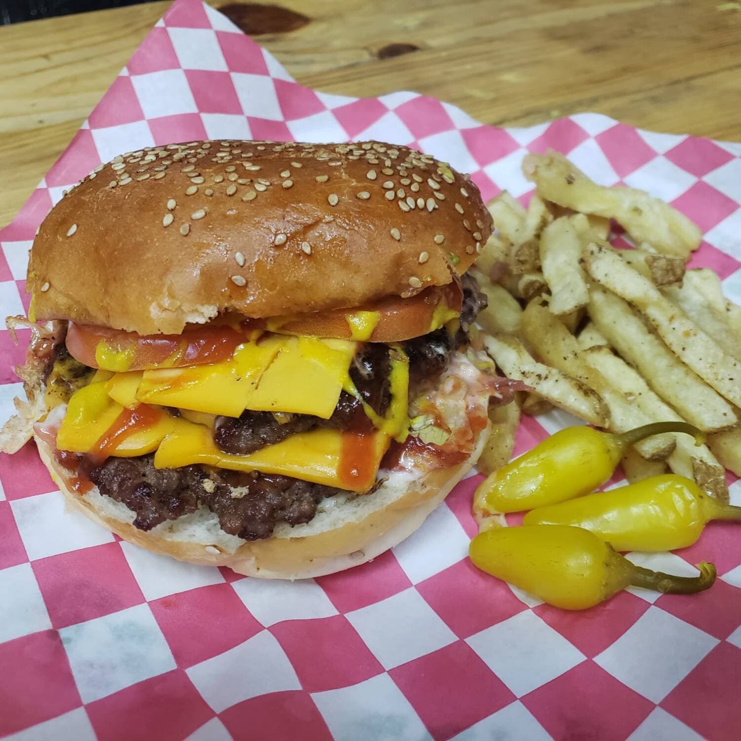 HAMBURGUESA DOBLE CARNE