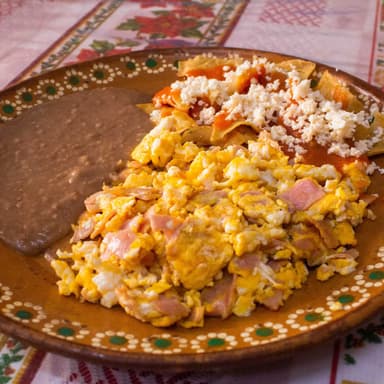 ORDEN DE HUEVO CON JAMON
