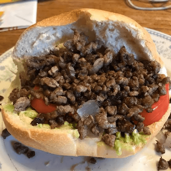 Torta Bistec Asada