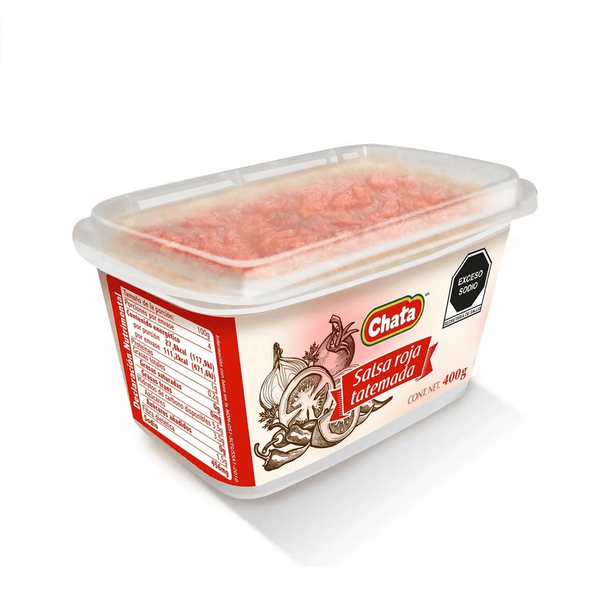 SALSA TATEMADA ARTESANAL CHATA 400 GR