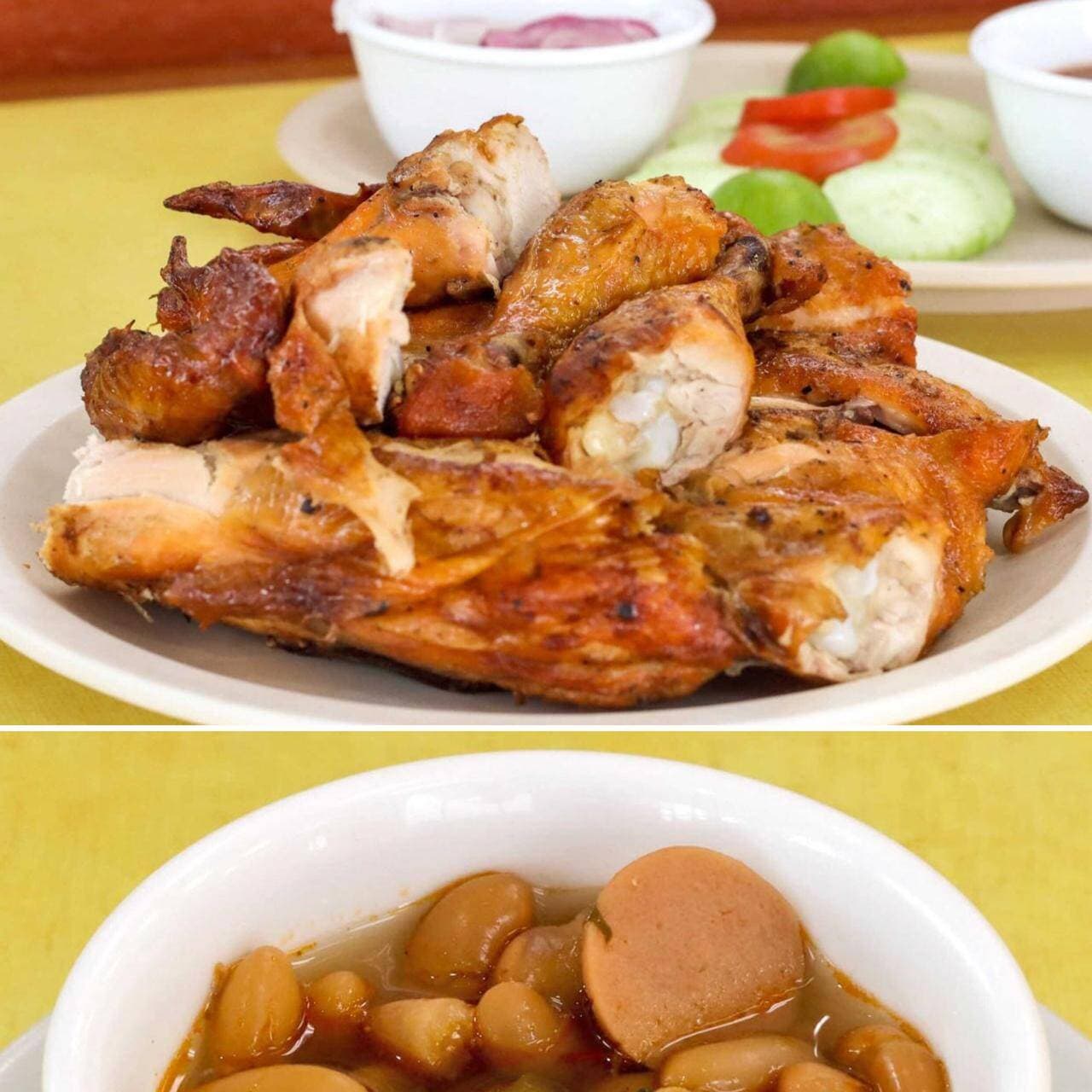 1 Pollo + Frijoles