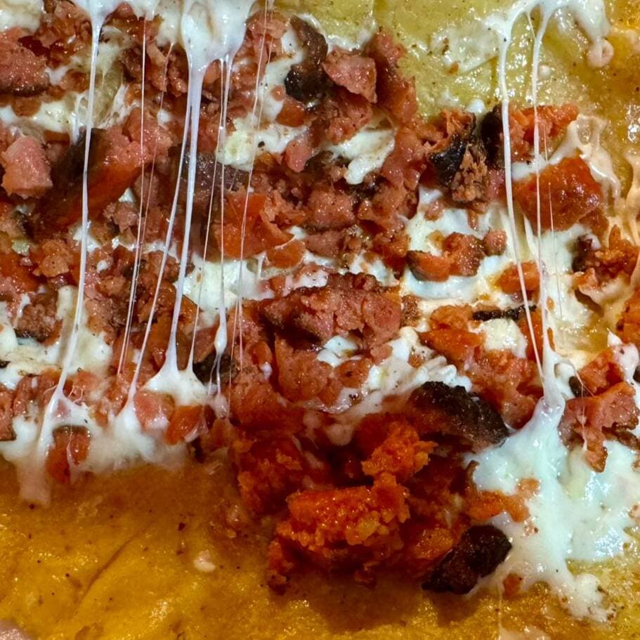 Tacos Con Queso Chorizo