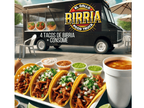 Birria el gallo food truck