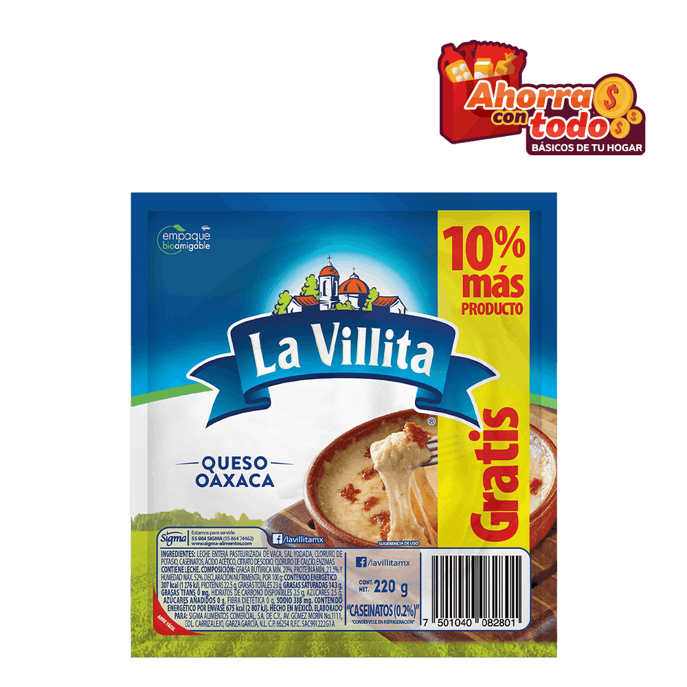 QUESO OAXACA LA VILLITA 220GR