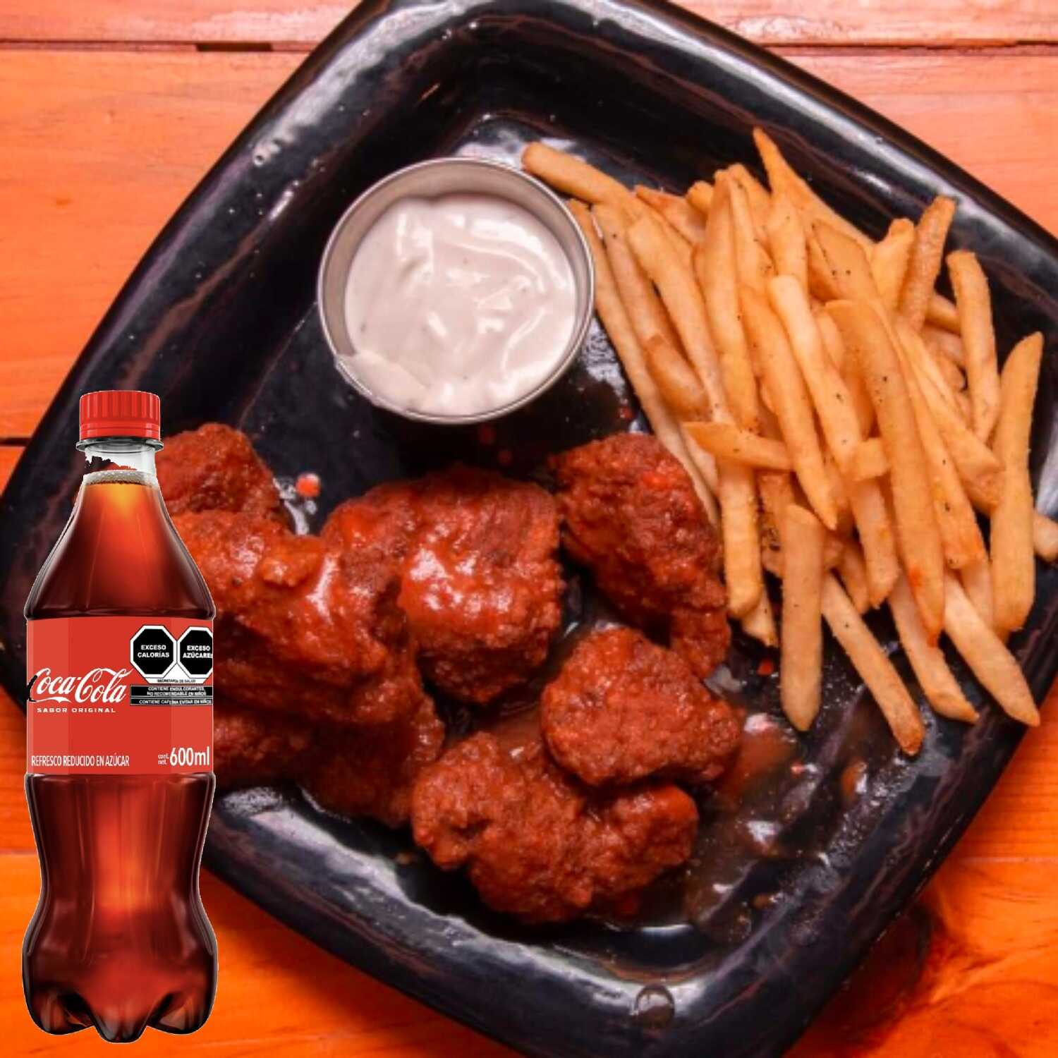 Combo-Coca Cola + Boneless + Coca 600ml