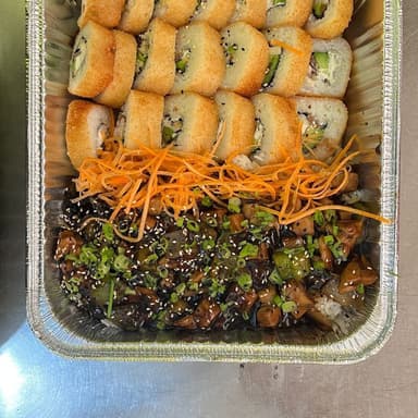 Charola Teriyaki y Cielo Mar y Tierra