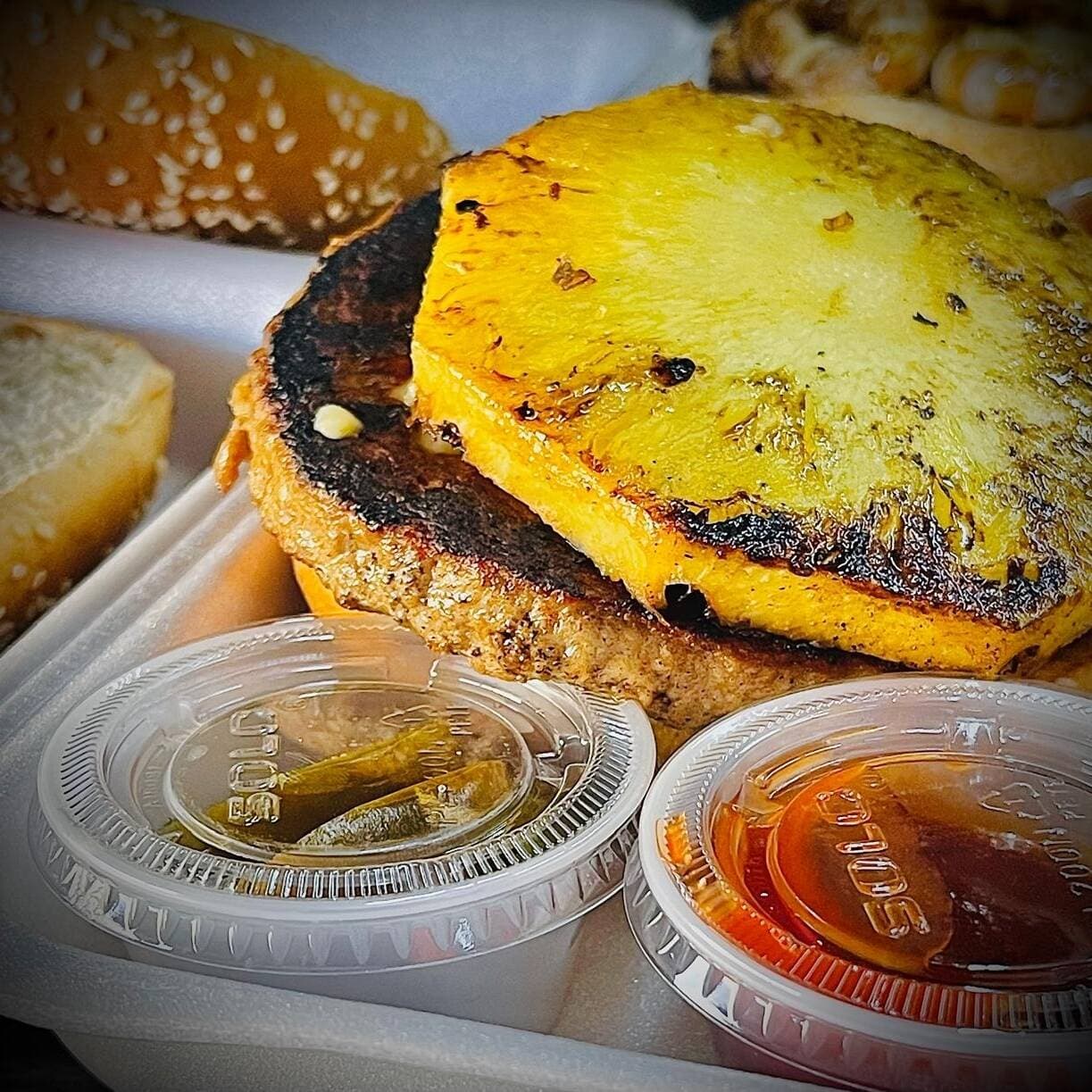 Hamburguesa Hawaiana