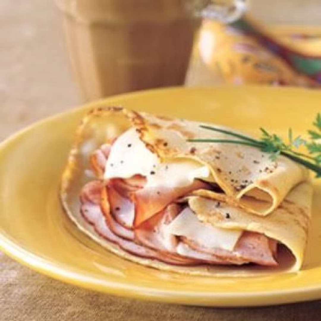 Crepa salada de 3 ingredientes.