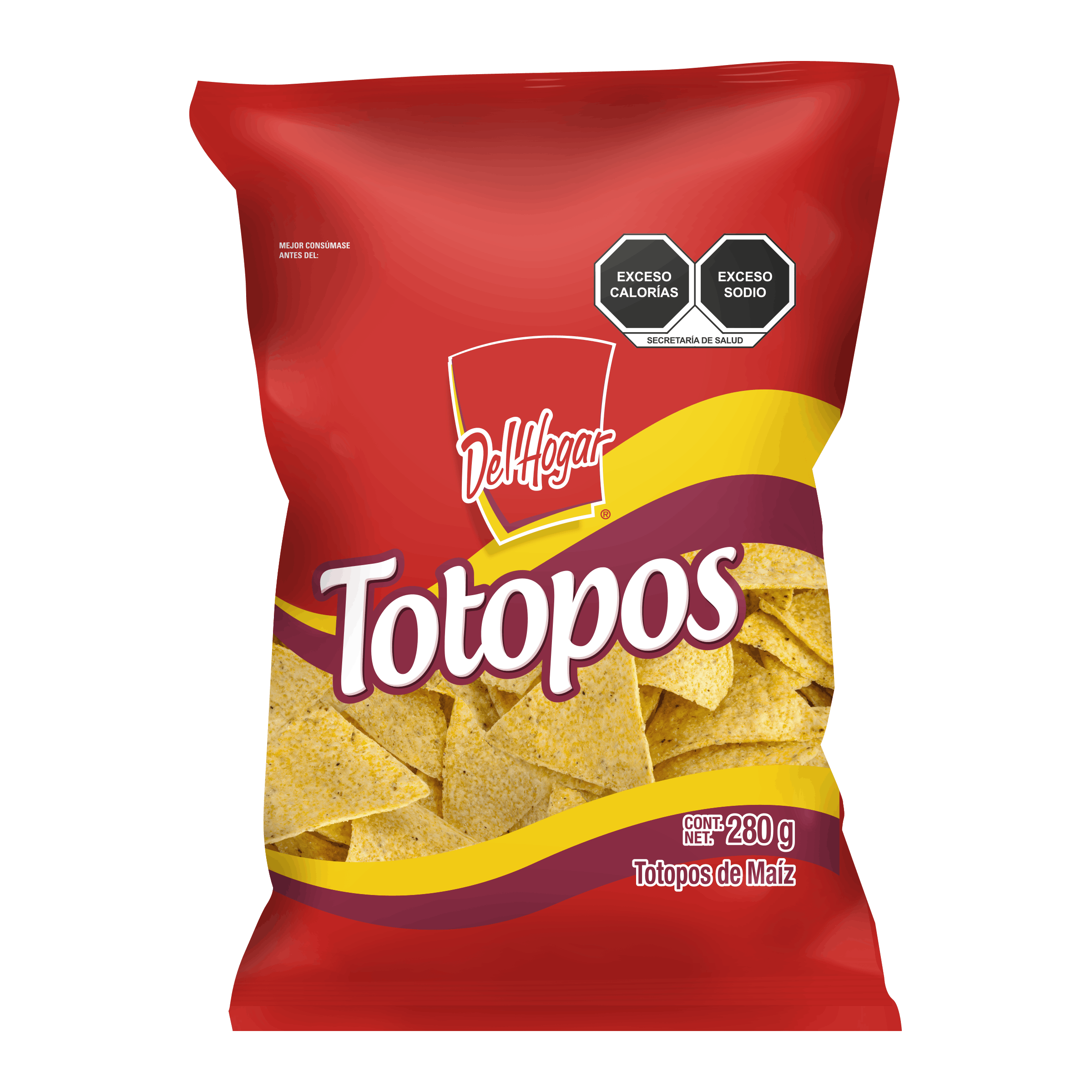 Totopos de Maiz del Hogar 280 gr bolsa