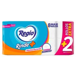 PAPEL HIG REGIO RINDE+ 300HD 6PZ+2GRATIS